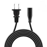 2-Prong Power Cord, 1.0m  Length, 100-240v