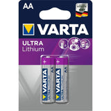 2 Varta Ultra Lithium Mignon Aa Lr 6