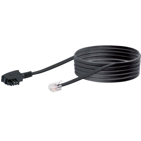 EAN 4004005504347 - Schwaiger 6.0m RJ-12 - TAE-F 6 m Negro imagen 3