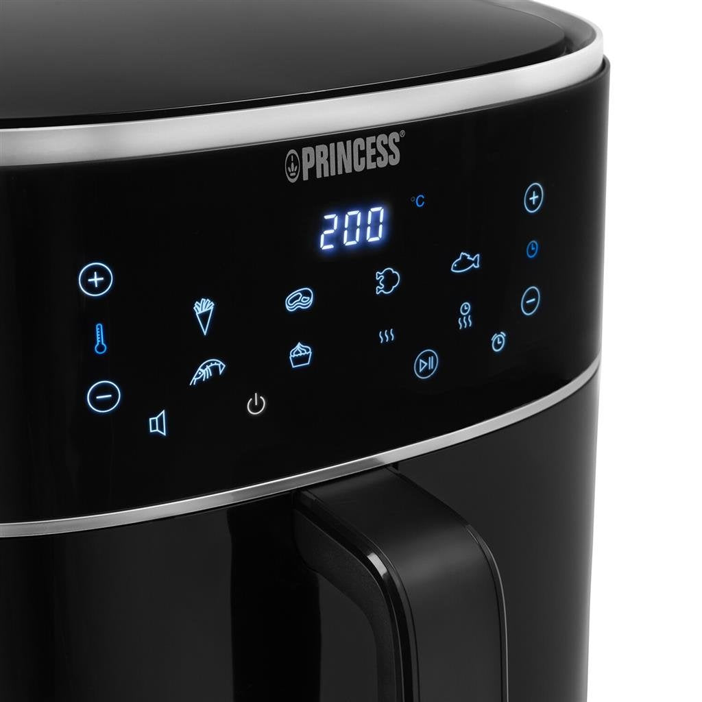 Freidora Por Aire Sin Aceite Princess Digital Aerofryer 182254 1800w Capacidad 8l