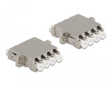 Lwl Kupplung Lc Quad Buchse Zu Lc Quad Buchse Singlemode Metall