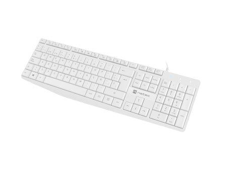 EAN 5901969435382 - NATEC NKL-1949 teclado Universal USB QWERTY Español Blanco imagen 1