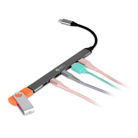 EAN 8719274677864 - BakkerElkhuizen BNECHUB3A4C hub de interfaz USB Tipo C 5000 Mbit/s Negro, Gris imagen 6