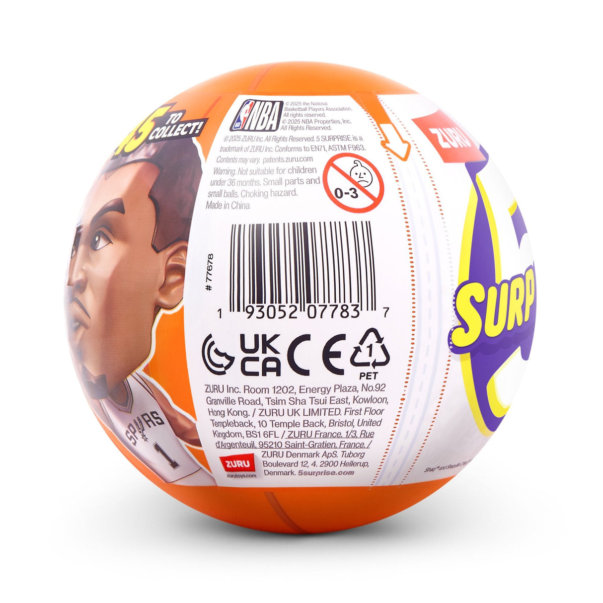 Zuru 5 Surprise - Nba Ballers Series 2, Artículo Ordenado De Personajes, Una Figura 77678gq1