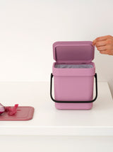 Brabantia Sort & Go Abfallbehäl. Lilac Pink 3 L