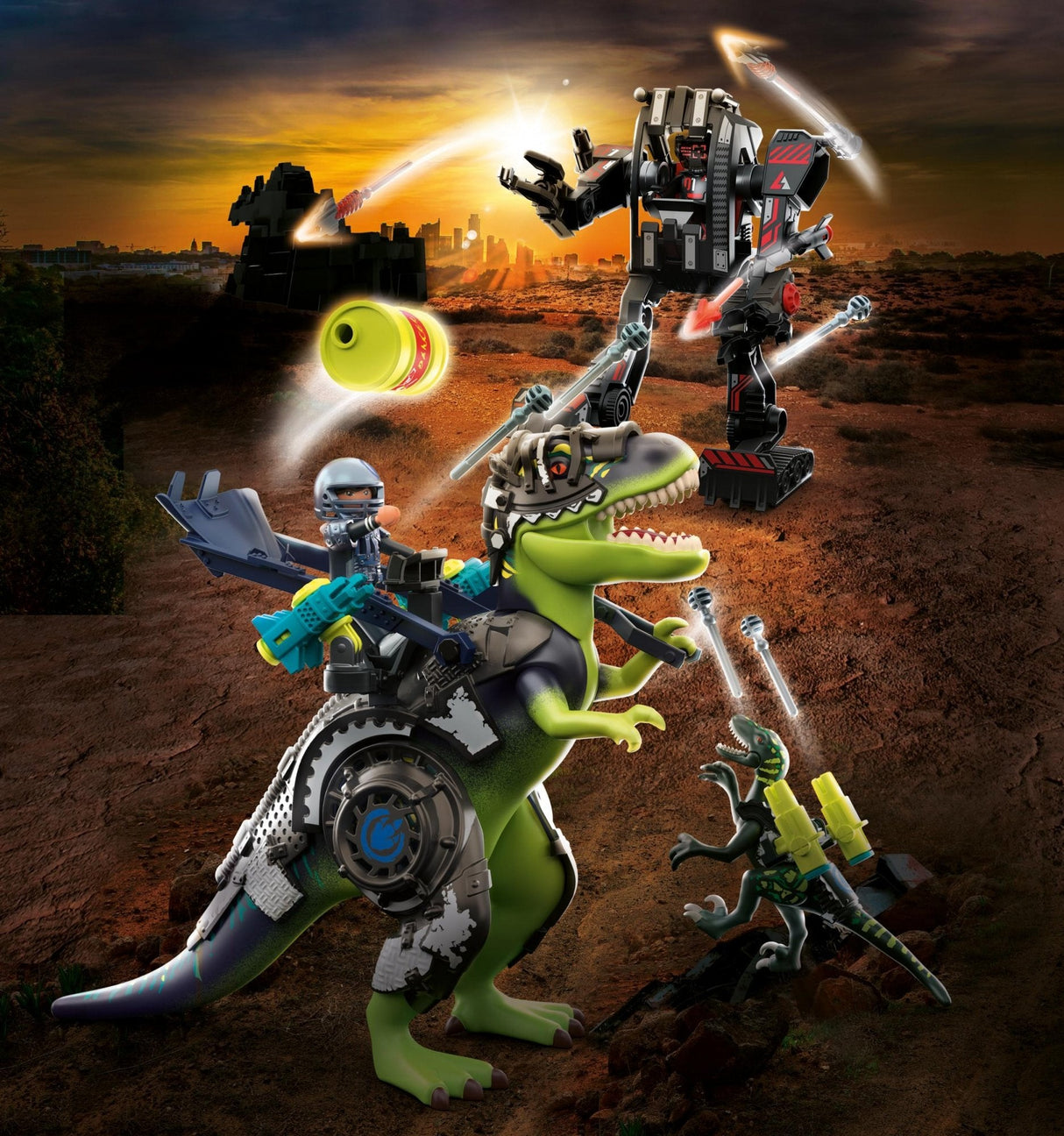 Playmobil 70624 Dino Rise T-Rex: Batalla De Gigantes
