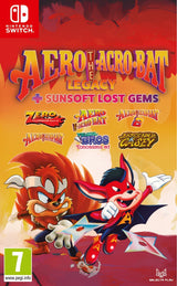 Juego Aero The Acro-Bat Legacy + Sunsoft Lost Gems One Edition - Switch Switch