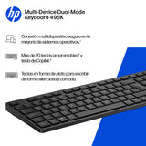 EAN 0199251209215 - HP 495K Multi-Device Dual-Mode Keyboard teclado Universal USB + Bluetooth Negro imagen 3