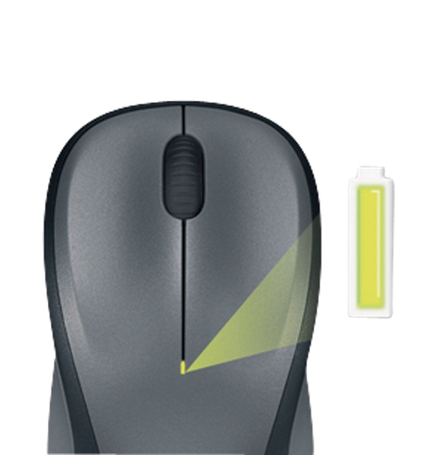 Logitech Raton Inalambrico M235 Gris 910-002203