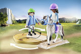 Playmobil 71637 Caballos De La Cascada Escuela De Equitación Moderna, Juguete De Construcción 71637