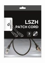 Gembird Cable De Red Rj45, Cat. 6a, Sftp, Lszh, 0,5 M, Negro Pp6a-Lszhcu-Bk-0.5m