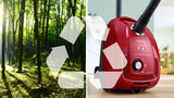 Aspirador Serie De Hogar De Bosch  4 Bgd38rd1h De Bidón Rojo