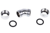 Raccord À 45° À Compresión Para Tube Ø16mm Alphacool Eiszapfen (Plateado)