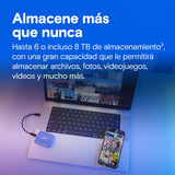 EAN 0649528941985 - Crucial X10 4 TB USB Tipo C USB 3.2 Gen 2x2 Azul imagen 2