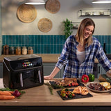 EAN 8435771921728 - Cecotec Cecofry&Grill Duoheat 10000 Doble 10 L Independiente 2800 W Freidora de aire caliente Negro imagen 7