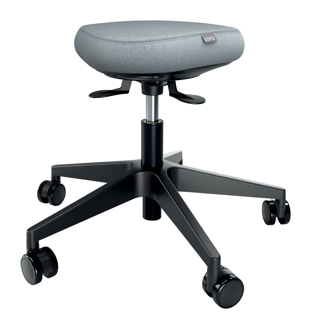 Leitz Ergo Active Sitting Stool W. Wheels&Wobble Comfort Seat Negro