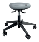 Leitz Ergo Active Sitting Stool W. Wheels&Wobble Comfort Seat Negro