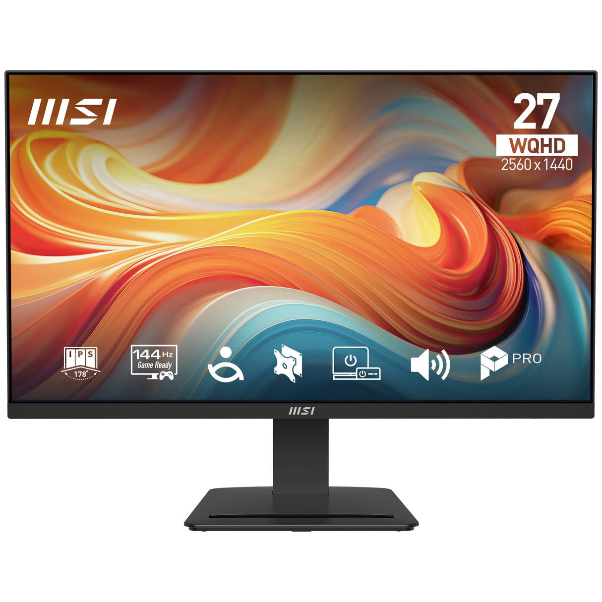 Monitor Msi Pro Mp273q E14 27' Ips / Fhd 1920x1080 / 144hz / 1xhdmi/ 1xdisplay Port/ 1x Vga