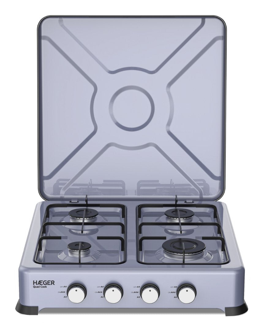 Encimera Haeger Gc-04e.023a Hobs 50 Cm De Gas 4 Zona(S) Gris