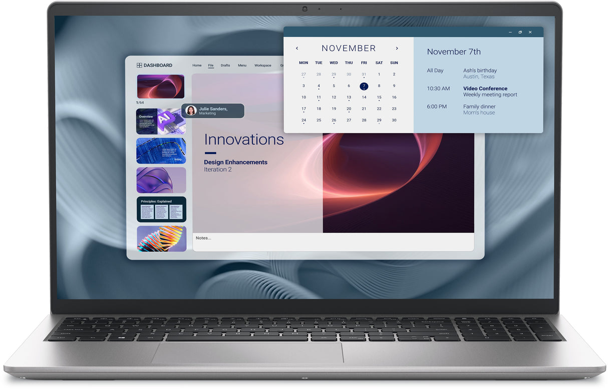 Dell Pro 15 Essential (M7k36), Portátil Plateado, Intel® Core I7-1355u, Gráficos Intel® Uhd, 16 Gb Ddr5, 512 Gb (512 Gb Ssd), Windows 11 Pro M7k36