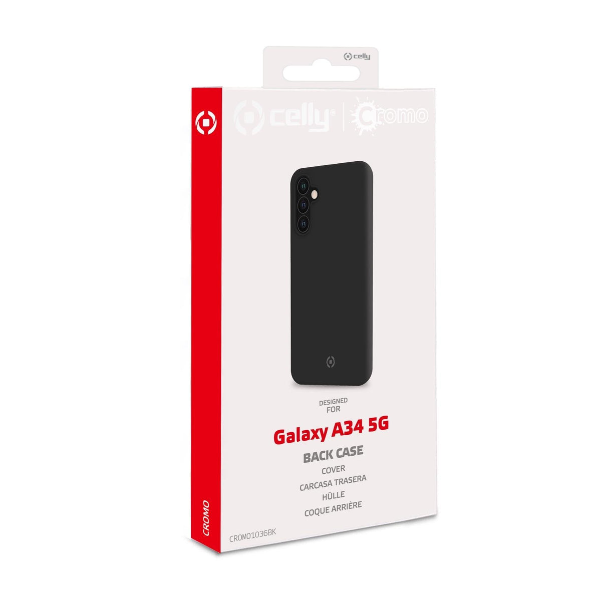 Celly Cromo1036bk Funda Para Samsung Galaxy A34 5g (6.6") Negro