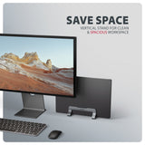 EAN 8595247909268 - Axagon STND-VG Vertikaler Laptop-Ständer, einstellbare Breite, Aluminium Soporte para ordenador portátil  imagen 5