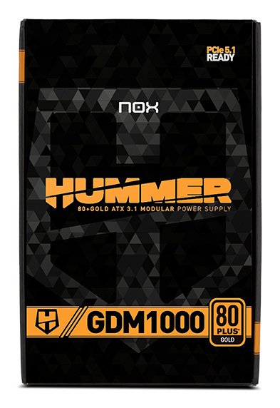 Fuente Alimentacion Nox Hummer Gdm1000w Fuente Modular Atx3.1 80+Gold