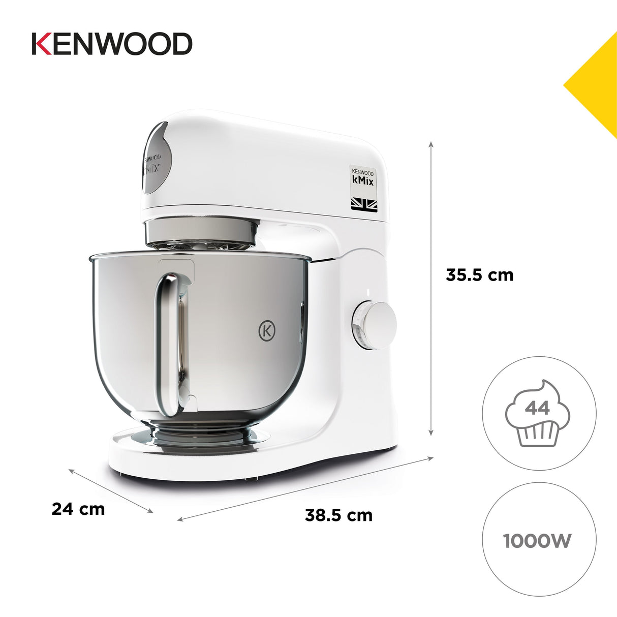 Batidora  Kenwood Kmx750aw De Varillas 1000 W Blanco