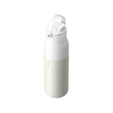 Larq Purevis 2 Uso Diario, Fitness, Senderismo, Deportes 1000 Ml Acero Inoxidable Beige, Blanco