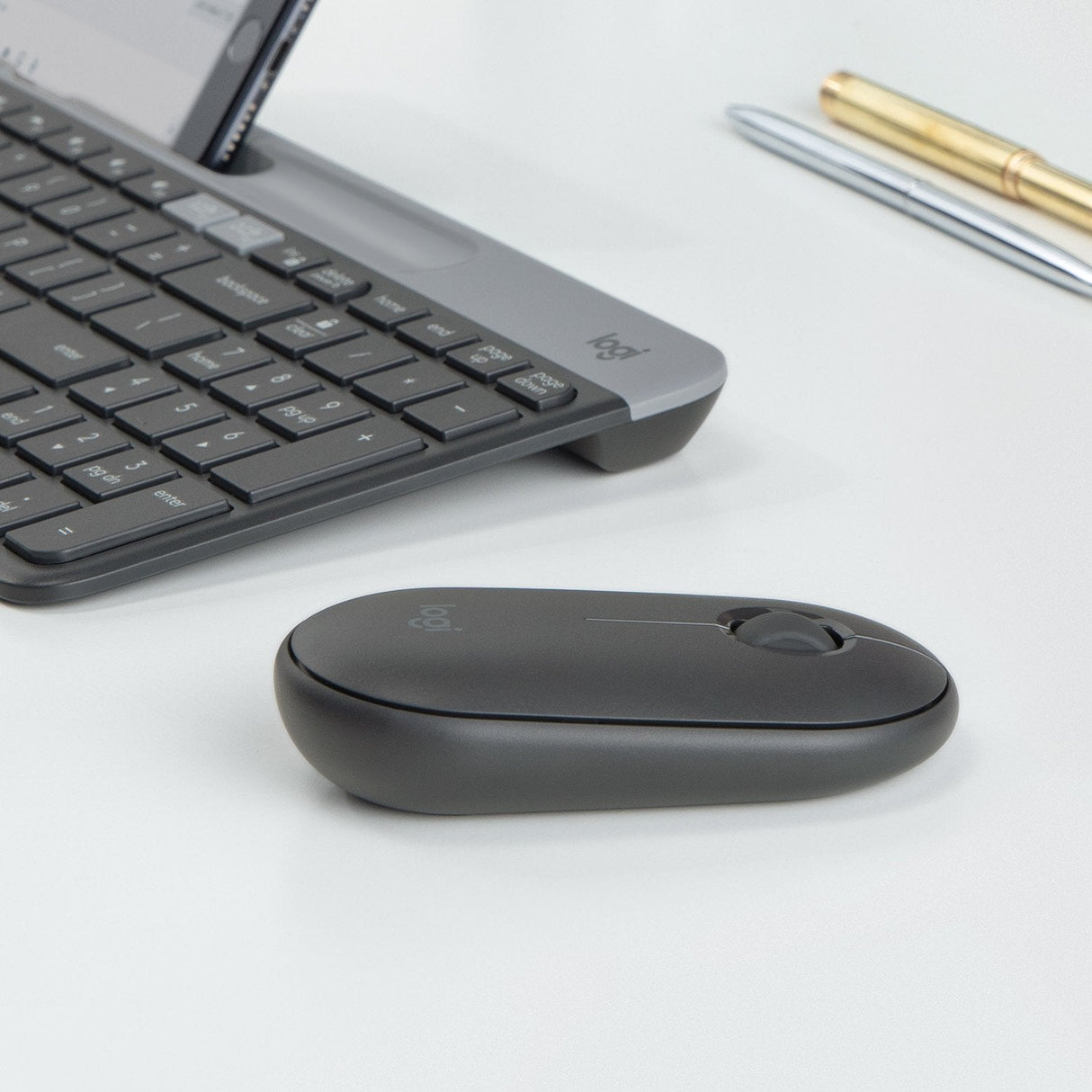 Ratón Inalámbrico Logitech Pebble M350 Grafito 910-005718