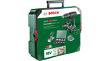 Bosch Taladro Combinado A Batería Universalimpact 18v + Systembox, Batería Li-Ion 1,5ah + 2,5ah, Maletín + 210 Accesorios, Power For All Alliance