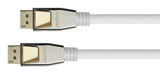 Python Dp1.2 Cable Aktiv 4k2k Nylongeflecht Weiss 10m