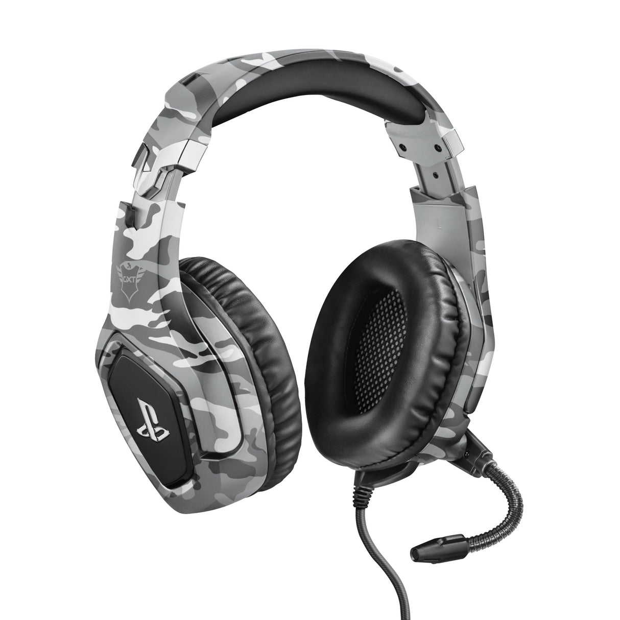 Auriculares  Trust Gxt 488 Forze Ps4  Alámbrico Diadema Juego Negro, Gris