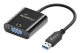 Mediarange Usb-A 3.0 A Vga Hd15 Video Convertidor, 20cm, Sw