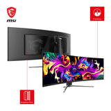 Monitor Gaming Msi Mpg 491cqpde Qd-Oled 124,5 Cm (49 Pulgadas), Negro, Dqhd, Qd-Oled, Curvo, Sincronización Adaptativa, Panel De 144hz 9s6-3fa84t-008