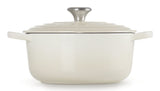 Le Creuset 21177207164430 Gusseisen Bräter, 20cm, Meringue