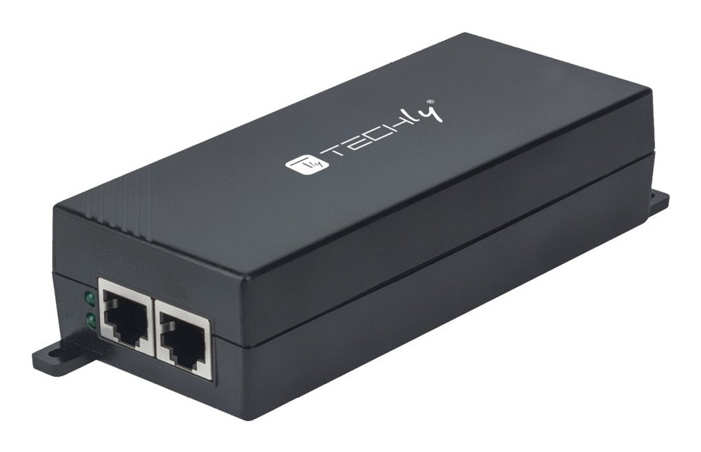 Techly I-Swhub 3000sty2 Fuente De Alimentación Poe+ Gigabit, 1x Rj45 30w 802.3af/At