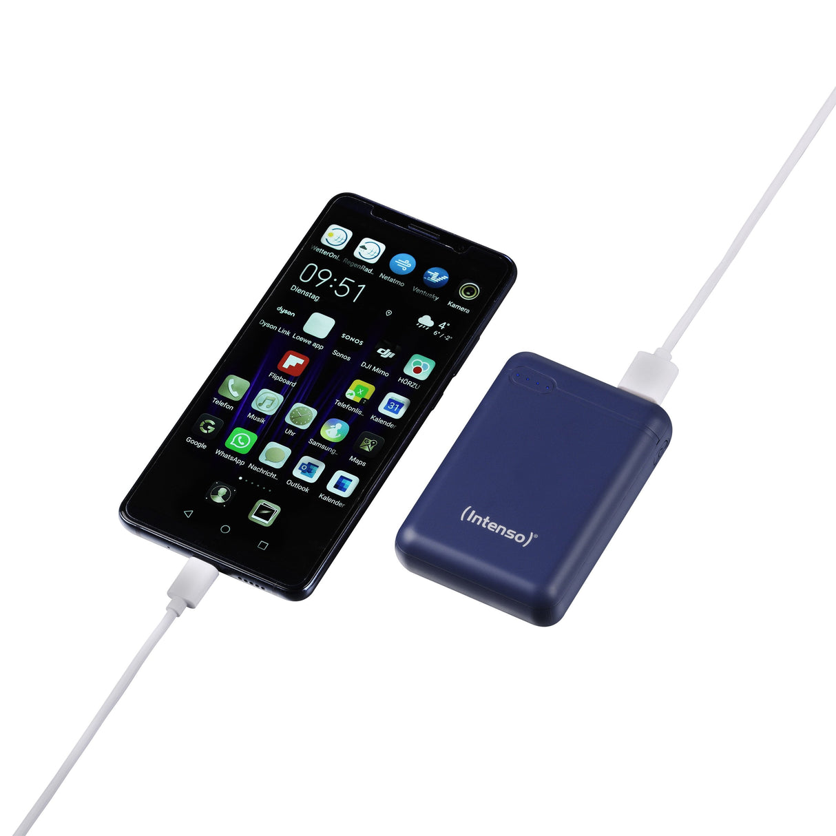 Intenso Powerbank Xs10000 Dkblue 10000 Mah Inkl. Usb-A To Type-C
