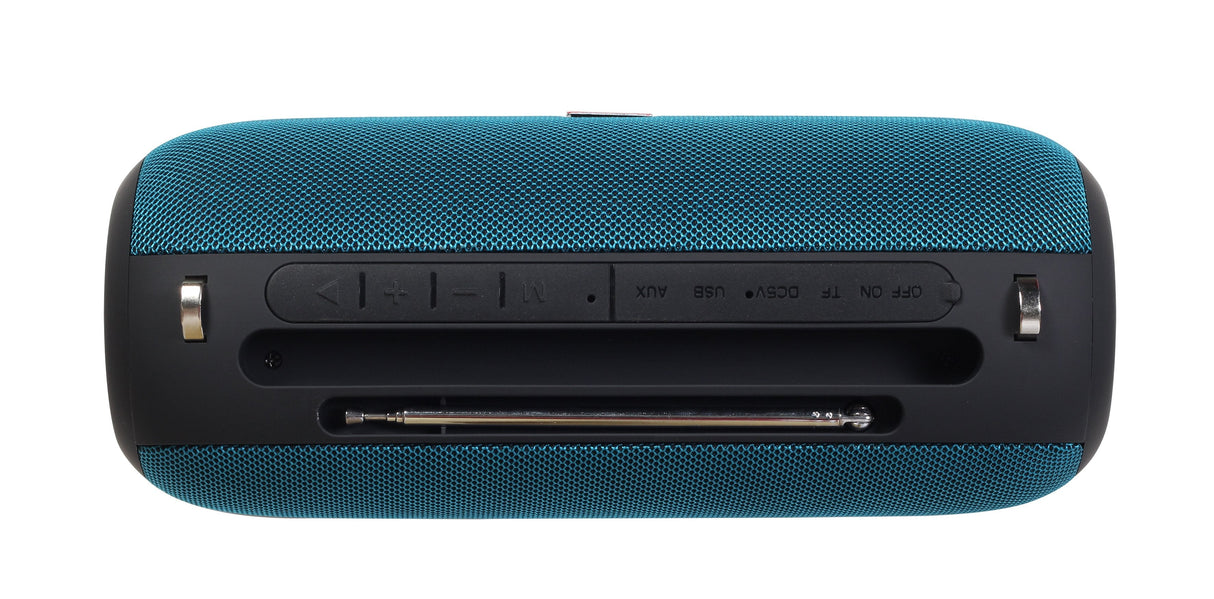 Gembird Portátil Bluetooth Spk-Bt-17-G Radio Fm, Micrófono Integrado, Verde, Usb, Aux, Microsd