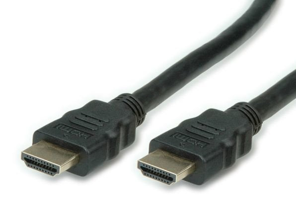 Value 4k Hdmi Ultra Hd Cable Mit Ethernet St St Schwarz 3m