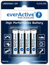 Pilas Alcalinas Everactive Industrial Lr3 Aaa- Caja De Cartón - 4 Piezas