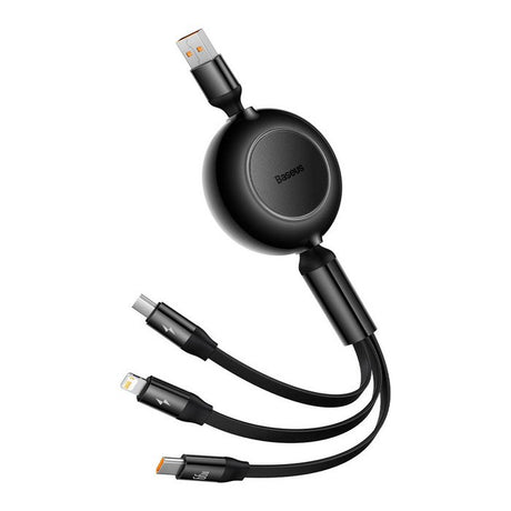 EAN 6932172609092 - Baseus CAMJ010101 cable USB USB 2.0 1,1 m USB A USB C/Micro-USB B/Lightning 0,48 Gbit/s 66 W Negro imagen 1