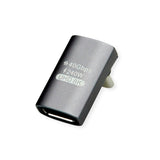 Roline Usb4 Gen 3x2 Adapter Typ C St Bu, Aluminium, 90, Breit, Silberfarben
