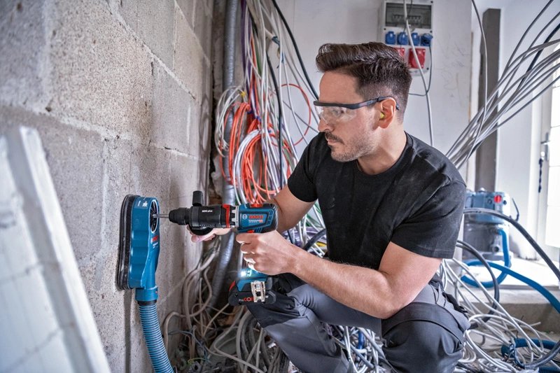 Bosch Professional Taladro Atornillador A Batería Gsr 18v-90 Fc  Sin Batería Ni Cargador, En L-Boxx