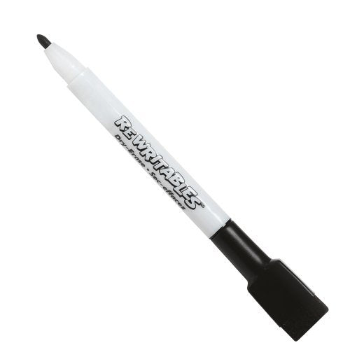 Nobo Mini Rotulador Pizarra Blanca Con Tapa Borrador Magnetica - 6 Colores Surtidos - Punta Fina 2mm - Destaca En Pizarras Blancas