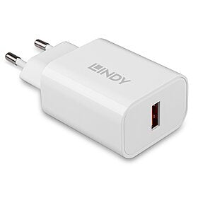 Lindy 73412 Cargador De Pared Usb Typ A Charger 18w, Blanco