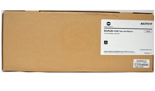 EAN 0039281057533 - Konica Minolta A63T01H cartucho de tóner 1 pieza(s) Original Negro imagen 1