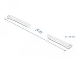 Delock Funda Trenzada 5 M X 19 Mm Blanco