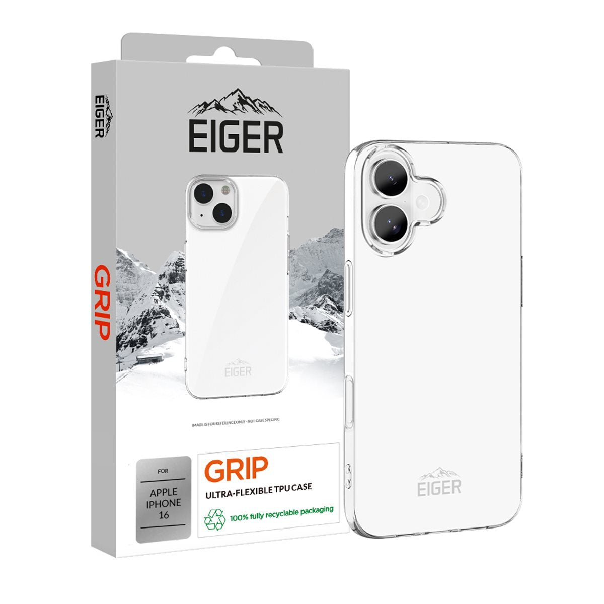 Eiger Grip Case Iphone 16 Transparent