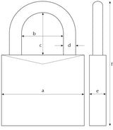 Candado Combinacion Aduanas Tsa 30mm Blister 147tsa/30 B Abus